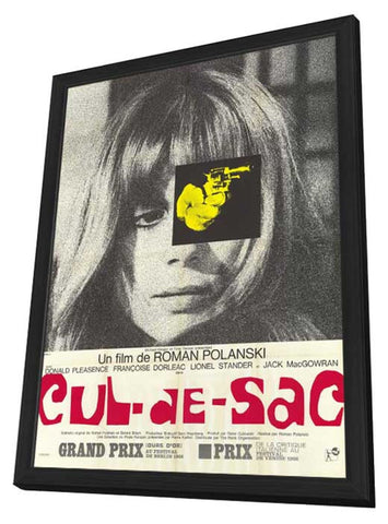 Cul-De-Sac 11 x 17 Movie Poster - French Style A - in Deluxe Aluminum Frame