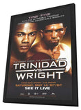 Felix Trinidad vs Winky Wright 11 x 17 Boxing Promo Poster - Style A - in Deluxe Aluminum Frame