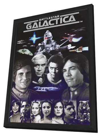 Battlestar Galactica 11 x 17 TV Poster - Style A - in Deluxe Aluminum Frame