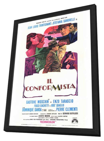 The Conformist 11 x 17 Movie Poster - Italian Style A - in Deluxe Aluminum Frame