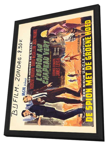 Spy in the Green Hat 11 x 17 Movie Poster - Belgian Style A - in Deluxe Aluminum Frame