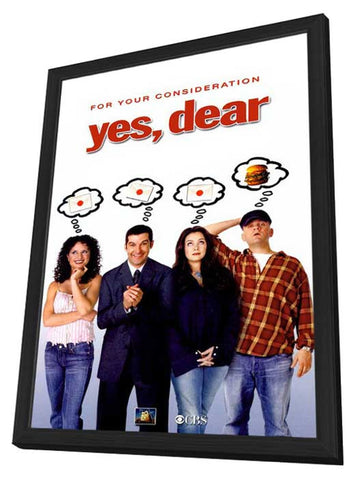 Yes, Dear 11 x 17 TV Poster - Style A - in Deluxe Aluminum Frame
