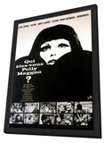 Who Are You, Polly Magoo? 11 x 17 Movie Poster - French Style A - in Deluxe Aluminum Frame
