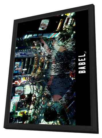 Babel 11 x 17 Movie Poster - Style D - in Deluxe Aluminum Frame