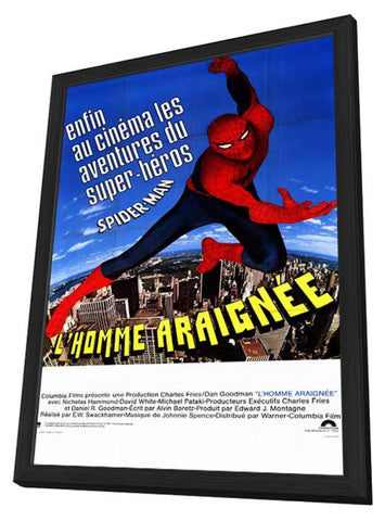 The Amazing Spider-Man 11 x 17 Movie Poster - French Style A - in Deluxe Aluminum Frame
