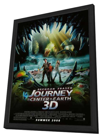 Journey to the Center of the Earth 11 x 17 Movie Poster - Style A - in Deluxe Aluminum Frame