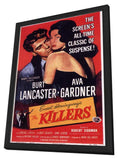 The Killers 11 x 17 Movie Poster - Style H - in Deluxe Wood Frame
