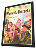 Women's Barracks 11 x 17 Retro Book Cover Poster - in Deluxe Aluminum Frame