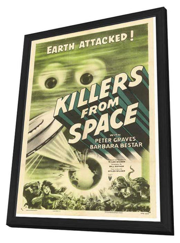Killers from Space 11 x 17 Movie Poster - Style A - in Deluxe Aluminum Frame