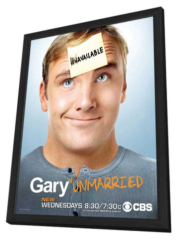 Gary Unmarried (TV) 11 x 17 TV Poster - Style A - in Deluxe Aluminum Frame