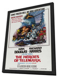 The Heroes of Telemark 11 x 17 Movie Poster - Style D - in Deluxe Aluminum Frame