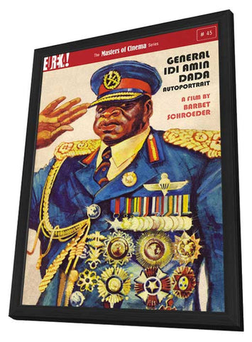 General Idi Amin Dada: A Self Portrait 11 x 17 Movie Poster - Style A - in Deluxe Wood Frame