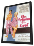 Lover Come Back 11 x 17 Movie Poster - German Style A - in Deluxe Aluminum Frame