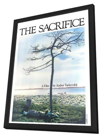 The Sacrifice 11 x 17 Movie Poster - Style A - in Deluxe Wood Frame