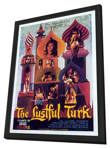 The Lustful Turk 11 x 17 Movie Poster - Style A - in Deluxe Aluminum Frame