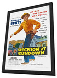 Decision At Sundown 11 x 17 Movie Poster - Style A - in Deluxe Aluminum Frame