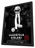 Lagerfeld Confidential 11 x 17 Movie Poster - Turkish Style A - in Deluxe Aluminum Frame