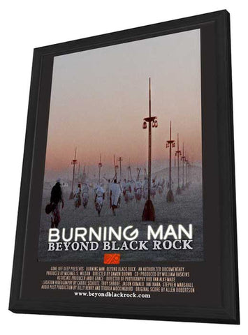Burning Man: Beyond Black Rock 11 x 17 Movie Poster - Style B - in Deluxe Aluminum Frame