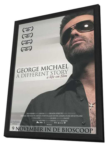 George Michael: A Different Story 11 x 17 Movie Poster - Dutch Style A - in Deluxe Aluminum Frame