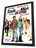 Zack and Miri Make A Porno 11 x 17 Movie Poster - Style F - in Deluxe Aluminum Frame