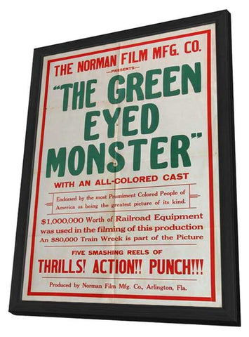 The Green-Eyed Monster 11 x 17 Movie Poster - Style A - in Deluxe Aluminum Frame