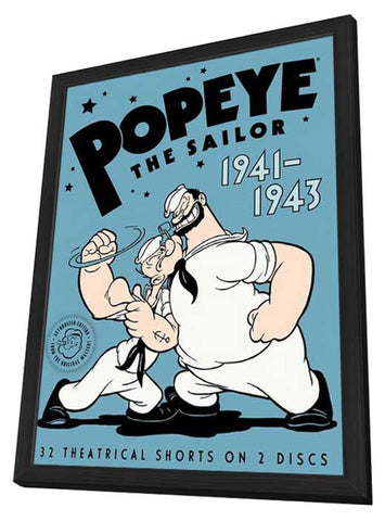 Popeye the Sailor Man 11 x 17 Movie Poster - Style C - in Deluxe Aluminum Frame