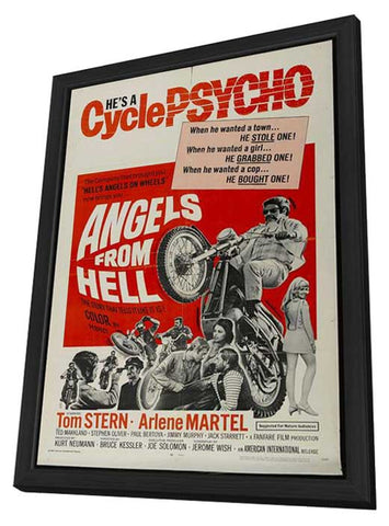 Angels From Hell 11 x 17 Movie Poster - Style A - in Deluxe Aluminum Frame