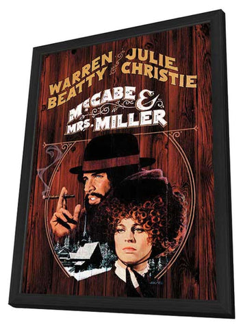 McCabe and Mrs. Miller 11 x 17 Movie Poster - Style C - in Deluxe Aluminum Frame