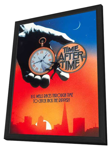 Time After Time 11 x 17 Movie Poster - Style B - in Deluxe Aluminum Frame