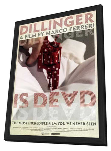 Dillinger Is Dead 11 x 17 Movie Poster - Style A - in Deluxe Aluminum Frame