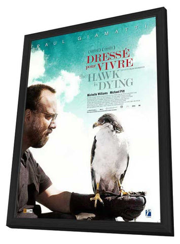 The Hawk Is Dying 11 x 17 Movie Poster - French Style A - in Deluxe Wood Frame