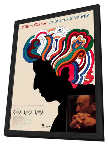 Milton Glaser: To Inform and Delight 11 x 17 Movie Poster - Style A - in Deluxe Aluminum Frame