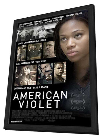 American Violet 11 x 17 Movie Poster - Style A - in Deluxe Wood Frame
