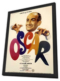 Oscar 11 x 17 Movie Poster - French Style A - in Deluxe Aluminum Frame