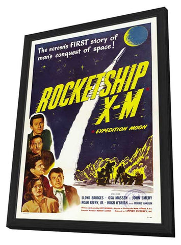 Rocketship X-M 11 x 17 Movie Poster - Style A - in Deluxe Aluminum Frame