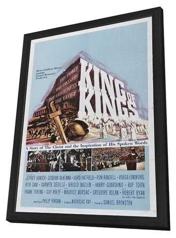 King of Kings 11 x 17 Movie Poster - Style B - in Deluxe Wood Frame