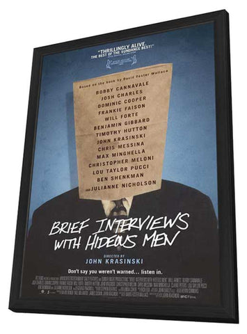 Brief Interviews with Hideous Men 11 x 17 Movie Poster - Style A - in Deluxe Aluminum Frame