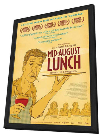 Mid-August Lunch 11 x 17 Movie Poster - Style A - in Deluxe Aluminum Frame