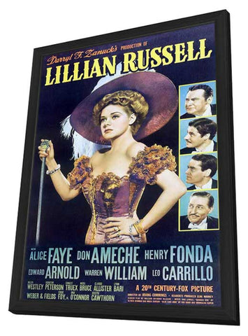 Lillian Russell 11 x 17 Movie Poster - Style B - in Deluxe Aluminum Frame