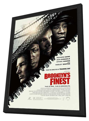 Brooklyn's Finest 11 x 17 Movie Poster - Style A - in Deluxe Aluminum Frame