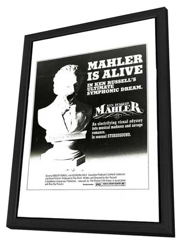 Mahler 11 x 17 Movie Poster - Style A - in Deluxe Aluminum Frame