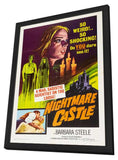 Nightmare Castle 11 x 17 Movie Poster - Style A - in Deluxe Aluminum Frame
