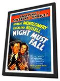 Night Must Fall 11 x 17 Movie Poster - Style B - in Deluxe Aluminum Frame