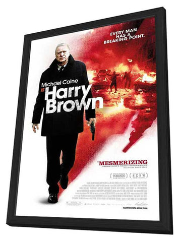 Harry Brown 11 x 17 Movie Poster - Style A - in Deluxe Aluminum Frame