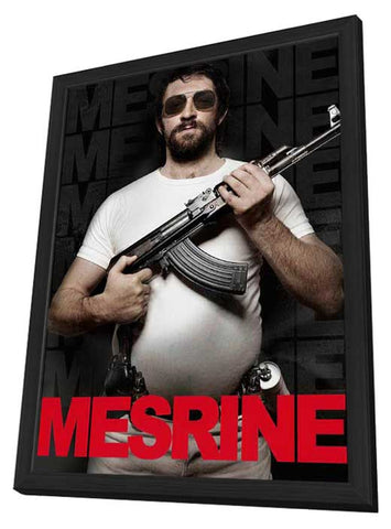 Mesrine: Public Enemy No. 1 11 x 17 Movie Poster - Style A - in Deluxe Aluminum Frame