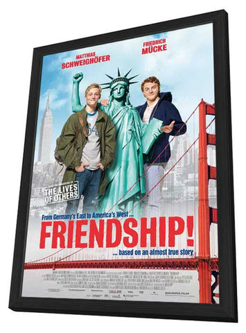 Friendship 11 x 17 Movie Poster - UK Style A - in Deluxe Aluminum Frame