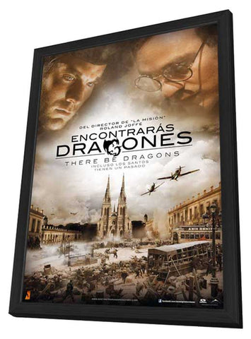 There Be Dragons 11 x 17 Movie Poster - Spanish Style A - in Deluxe Aluminum Frame