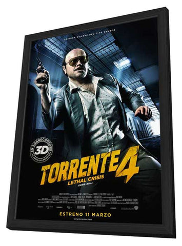 Torrente 4 11 x 17 Movie Poster - Spanish Style A - in Deluxe Aluminum Frame