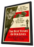 The Best Years of Our Lives 27 x 40 Movie Poster - Style A - in Deluxe Wood Frame