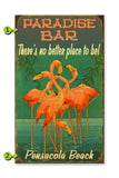 Flamingos Wood 28x48